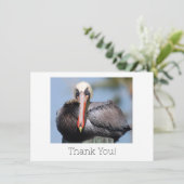 Pelican Dank je wel Bedankkaart (Staand voorkant)