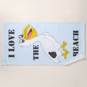 Pelican Design Persoonlijk Strandlaken (Voorkant)