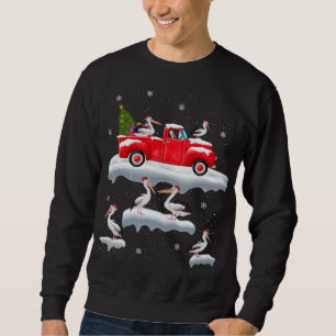 Pelican Driving Kerstmis Red Truck Pelican C Trui