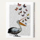 Pelican en Butterflies Planner (Achterkant)