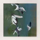Pelican En De  Ongewenste Gasten,  Legpuzzel (Horizontaal)