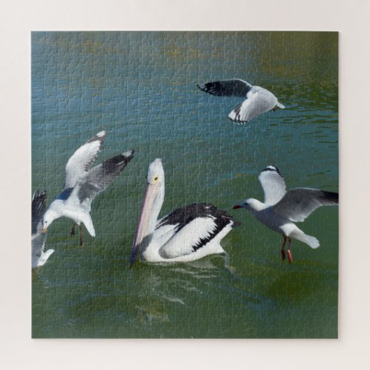 Pelican En De  Ongewenste Gasten,  Legpuzzel (Verticaal)
