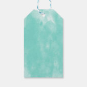 Pelican en Palm Tree tropische kerstmis Cadeaulabel (Achterkant)