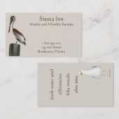 Pelican en Seagull Visitekaartje (Voorkant / Achterkant)