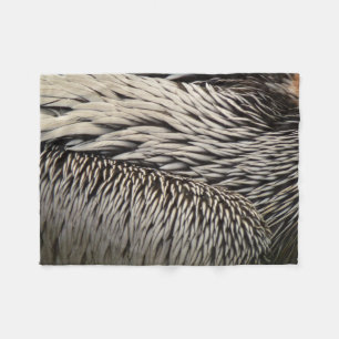 Pelican Feathers Natuur Fotografie Fleece Deken