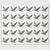 Pelican Flying Gift Inpakpapier (Vlak)