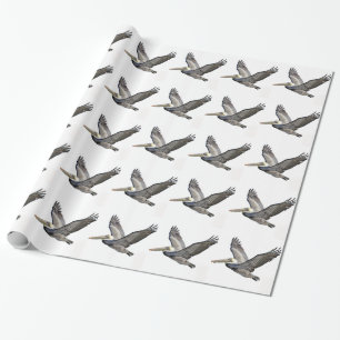 Pelican Flying Gift Inpakpapier