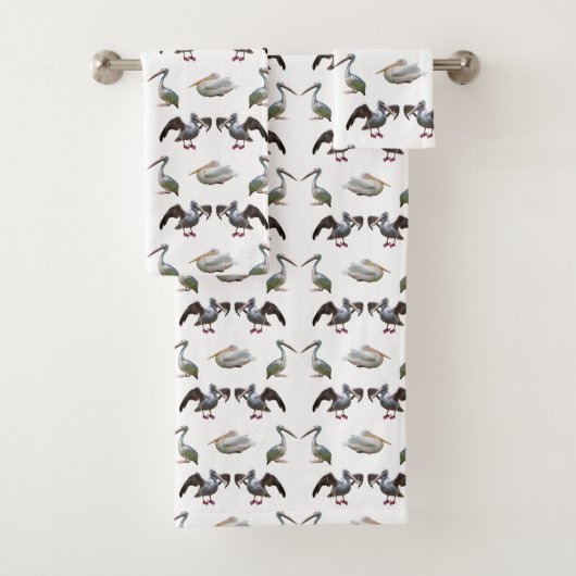 Pelican Frenzy Badhanddoekenset Bad Handdoek (Insitu)