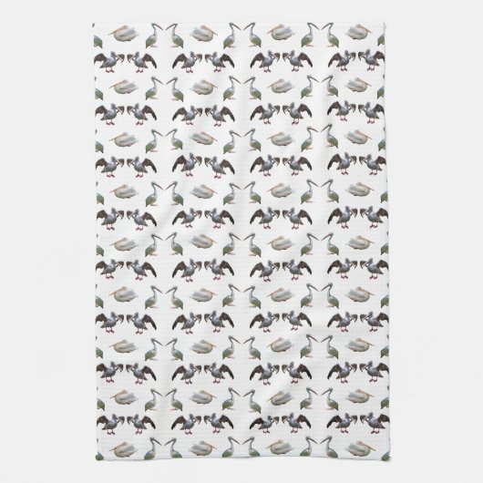 Pelican Frenzy Keukenhanddoek (kies kleur) (Verticaal)