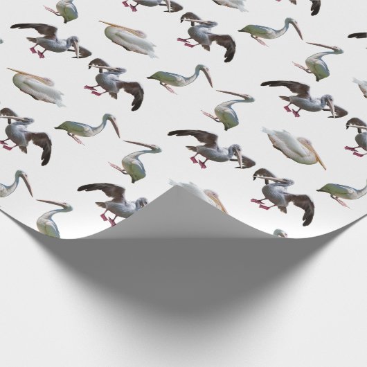 Pelican Frenzy Wrapping Paper Cadeaupapier (Hoek)