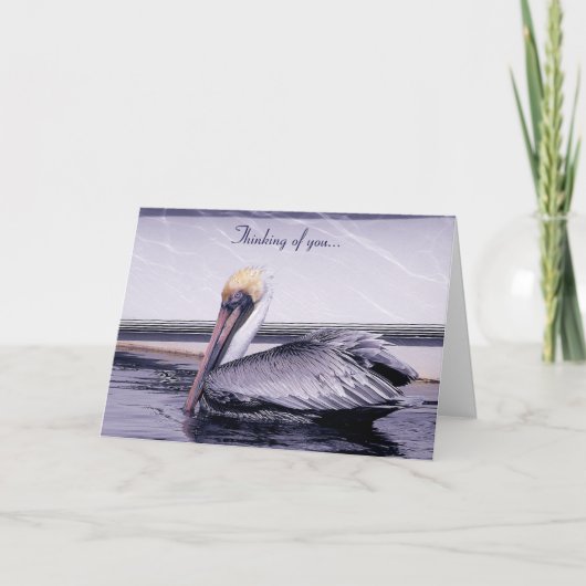 Pelican Gliding Kaart (Voorkant)