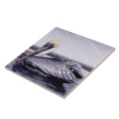 Pelican Gliding Tegeltje (Zijkant)