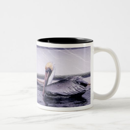 Pelican Gliding Tweekleurige Koffiemok (Rechts)