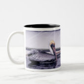 Pelican Gliding Tweekleurige Koffiemok (Links)