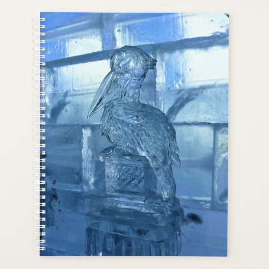 Pelican Ice Sculpture, Quebec, Canada Planner (Voorkant)