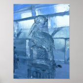 Pelican Ice Sculpture, Quebec, Canada Poster (Voorkant)