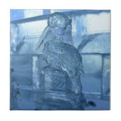 Pelican Ice Sculpture, Quebec, Canada Tegeltje (Voorkant)
