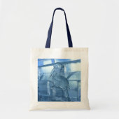 Pelican Ice Sculpture, Quebec, Canada Tote Bag (Voorkant)