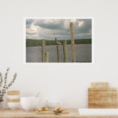 Pelican in het midden poster (Keuken)
