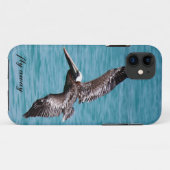 Pelican in vlucht Case-Mate iPhone case (Achterkant (horizontaal))