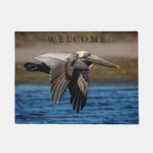 Pelican in vlucht deurmat (Voorkant)