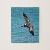 Pelican in vlucht legpuzzel (Verticaal)