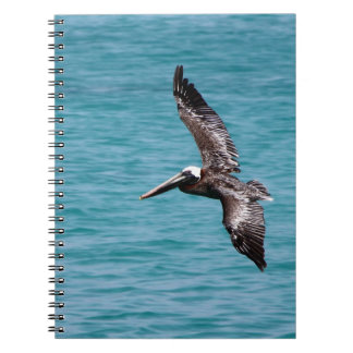 Pelican in vlucht notitieboek