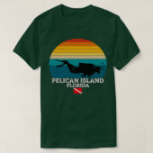 Pelican Island US Island Diving T-shirt (Design voorkant)