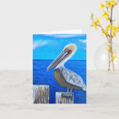 Pelican Kaart (Gele Bloem)