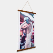 PELICAN KENO GAME-OMROEP. MASKER DRAGEN HANGEND WANDKLEED (Gebogen)