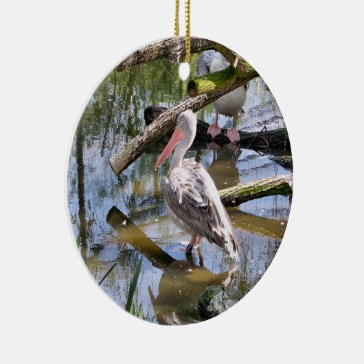 PELICAN KERAMISCH ORNAMENT (Rechts)