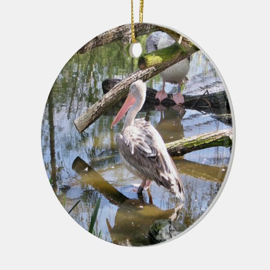 PELICAN KERAMISCH ORNAMENT (Links)