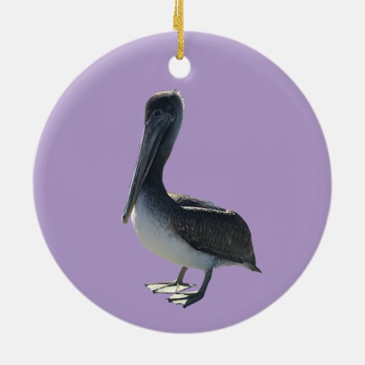 Pelican Keramisch Ornament (Achterkant)