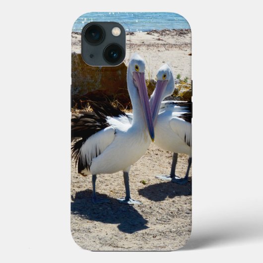 Pelican Love, iPhone 13 Hoesje (Achterkant)