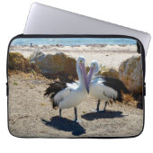 Pelican Love, laptophoes Laptop Sleeve (Voorkant)