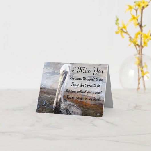 Pelican Love-Occasions_ Kaart (Gele Bloem)