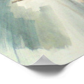 Pelican met een houding poster (Hoek)