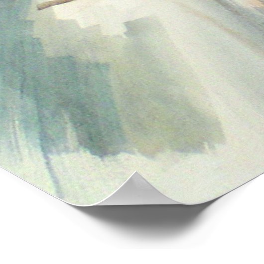 Pelican met een houding poster (Hoek)