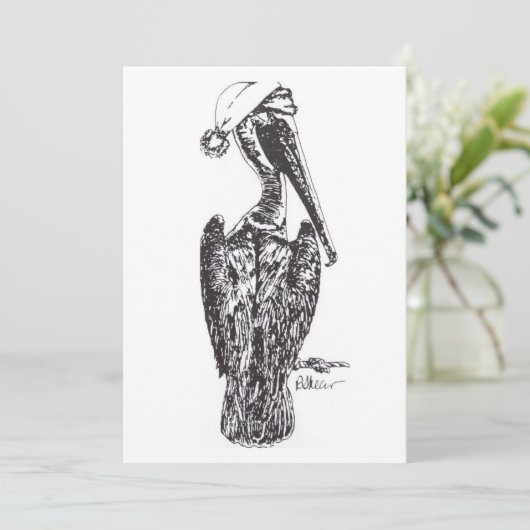 Pelican met Pet (Staand voorkant)