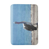 Pelican met "The look"-geheugenschuimer Badmat (Voorkant Verticaal)