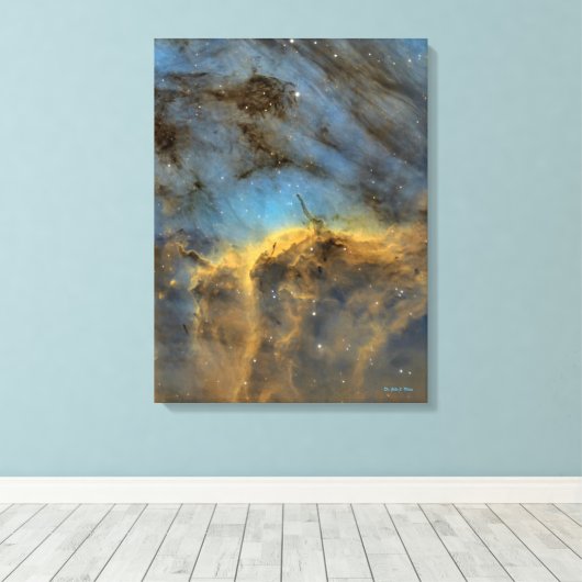 Pelican Nebula Canvas Afdruk (Insitu (Houten vloer))
