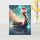 Pelican Noel Kaart (Gele Bloem)