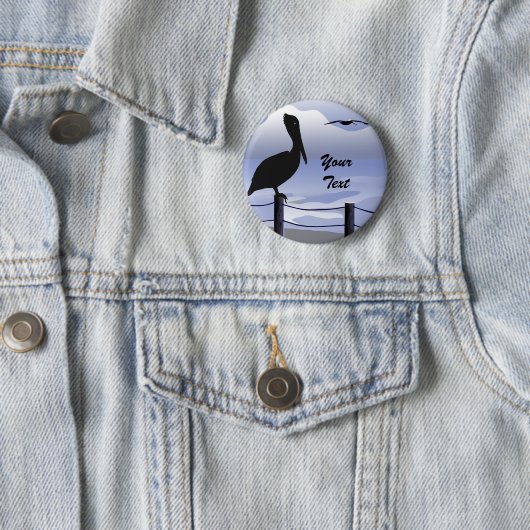 Pelican Ocean Shoreline Button (In situ)