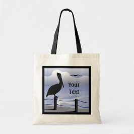 Pelican Ocean Shoreline Canvas tas