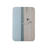 Pelican op het strandbadmat badmat (Voorkant Verticaal)