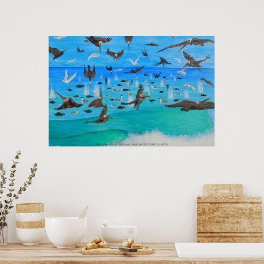 Pelican pandemonium poster (Keuken)