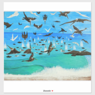 Pelican pandemonium sticker