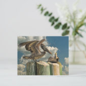 Pelican Parodies Florida Wildlife Briefkaart (Staand voorkant)