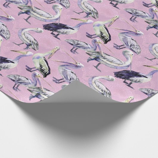 Pelican Pattern Cadeaupapier (Hoek)