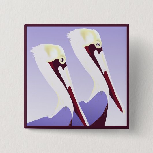 Pelican Pelicans Button (Voorkant)